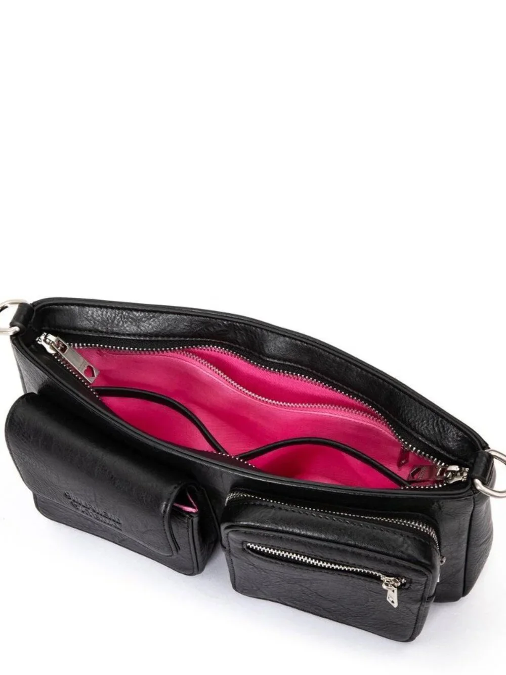 Good Totes Girlfriend Material Cargo Pochette - Black, silver hardware
